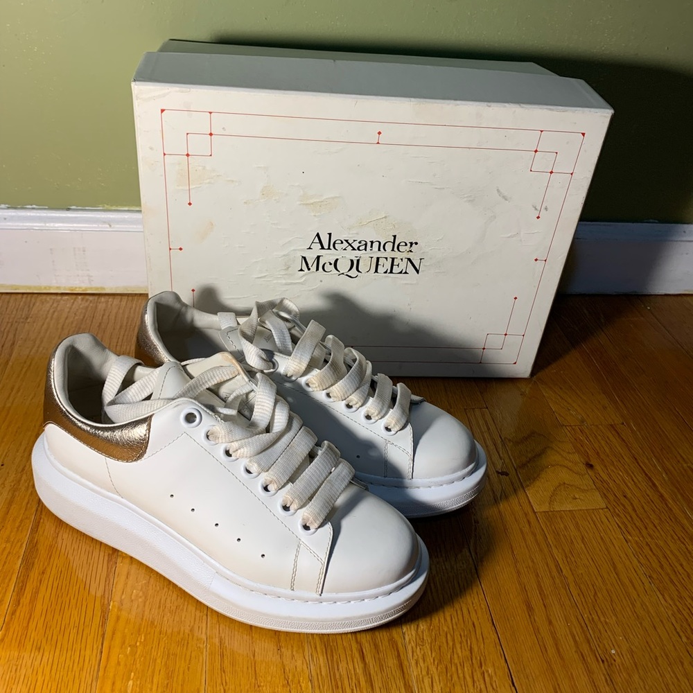 Alexander McQueen Women's Metallic
Oversized Sneaker